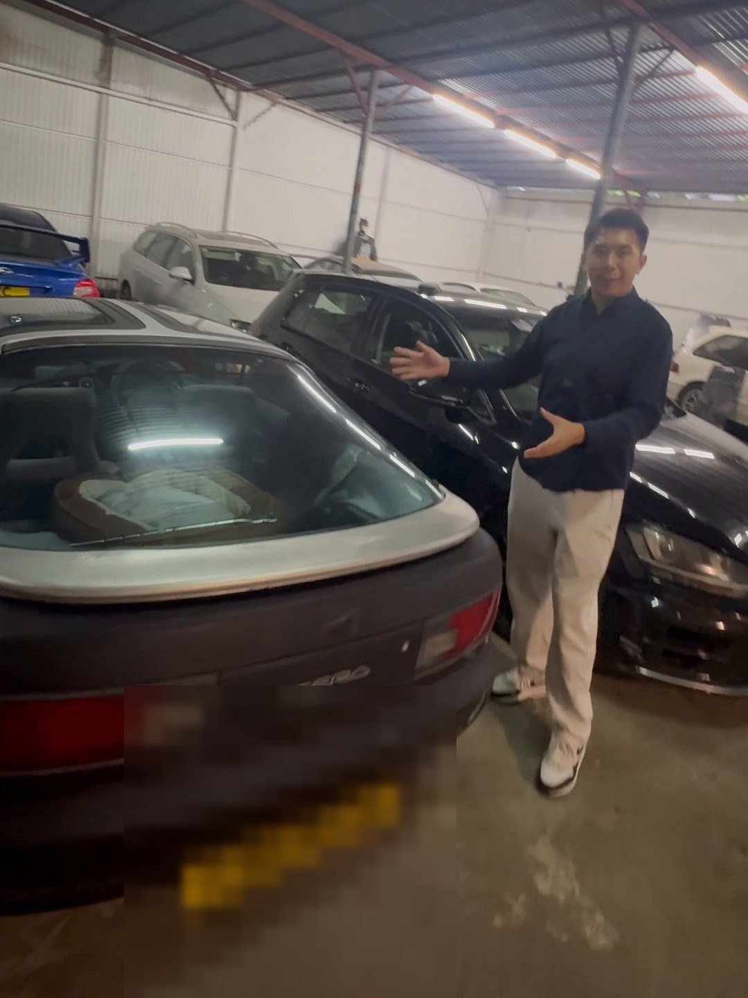 Toyota Sera 車尾入場車況，車牌已遮蓋